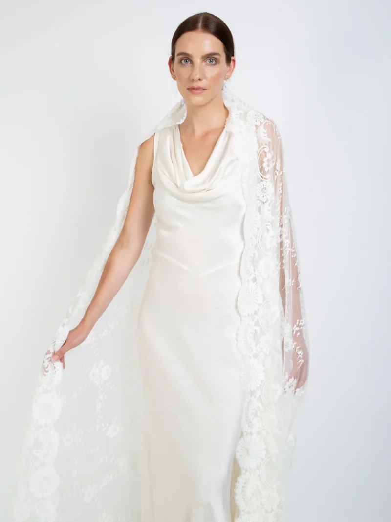 Alexandra Lace wedding Veil