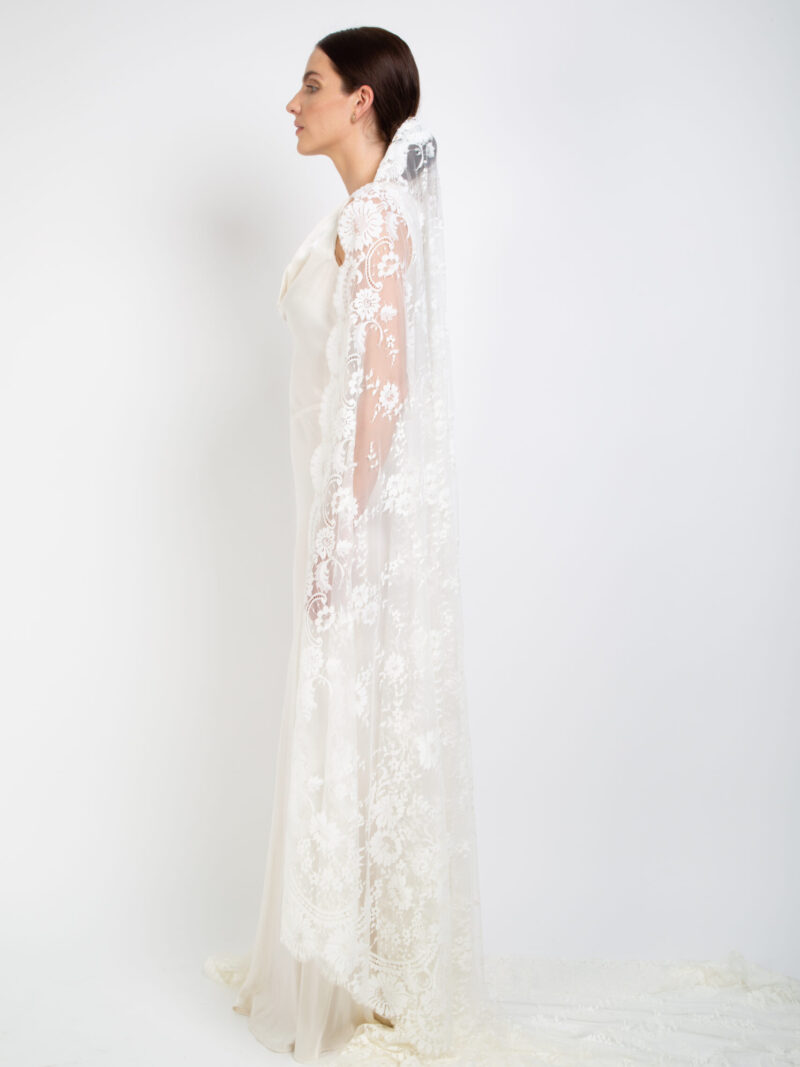 Alexandra Lace wedding Veil