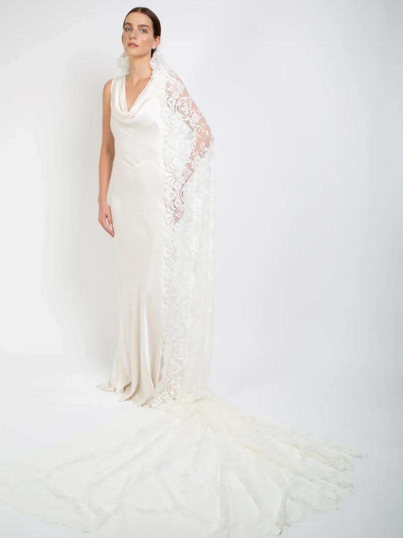 Mathilde Lace wedding Veil