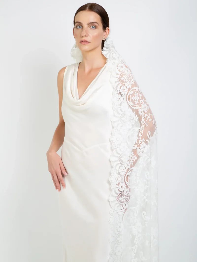 Mathilde Lace wedding Veil