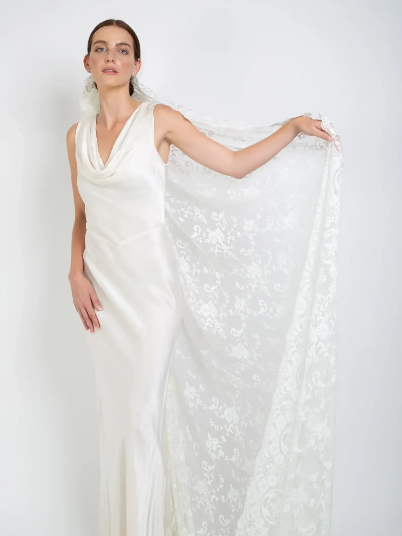 Mathilde Lace wedding Veil