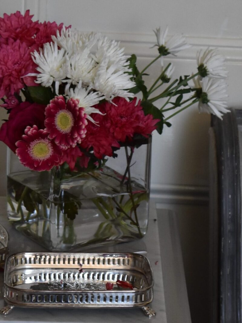 Set of Two Engraved Georgian Style Gallery Trays