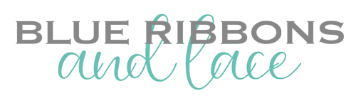 Blue Ribbons and Lace Logo