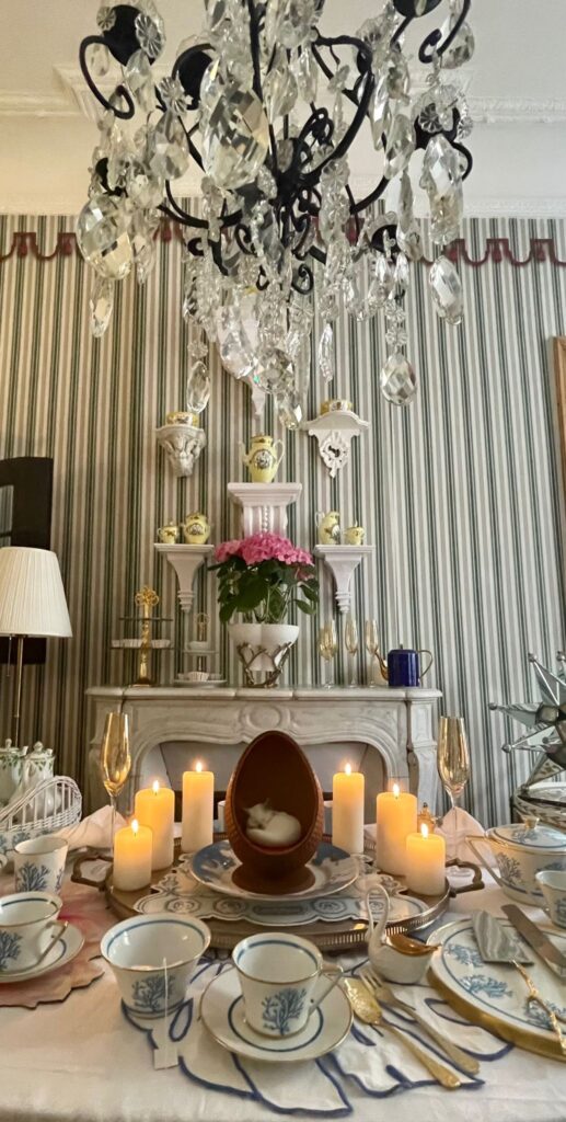 Decorative tea setting at The Héritage Venezia featuring layered European interiors and tablescape styling
