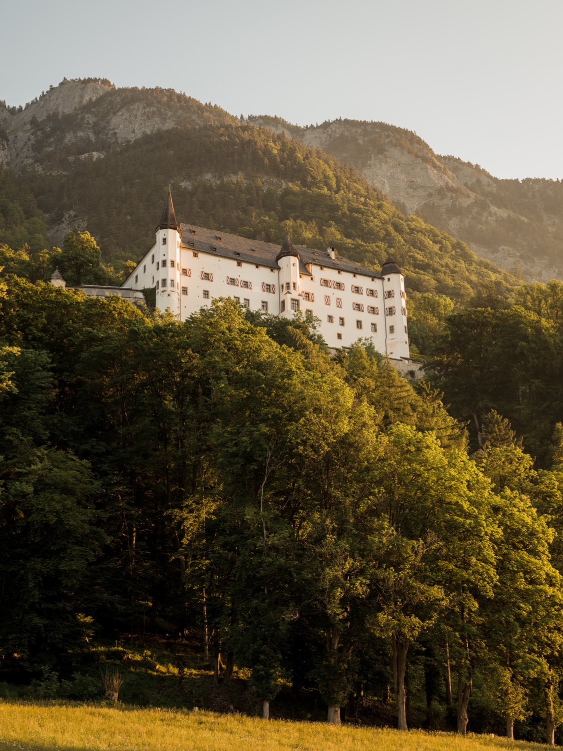 Schloss Tratzberg in the Tyrol mountains, Austria