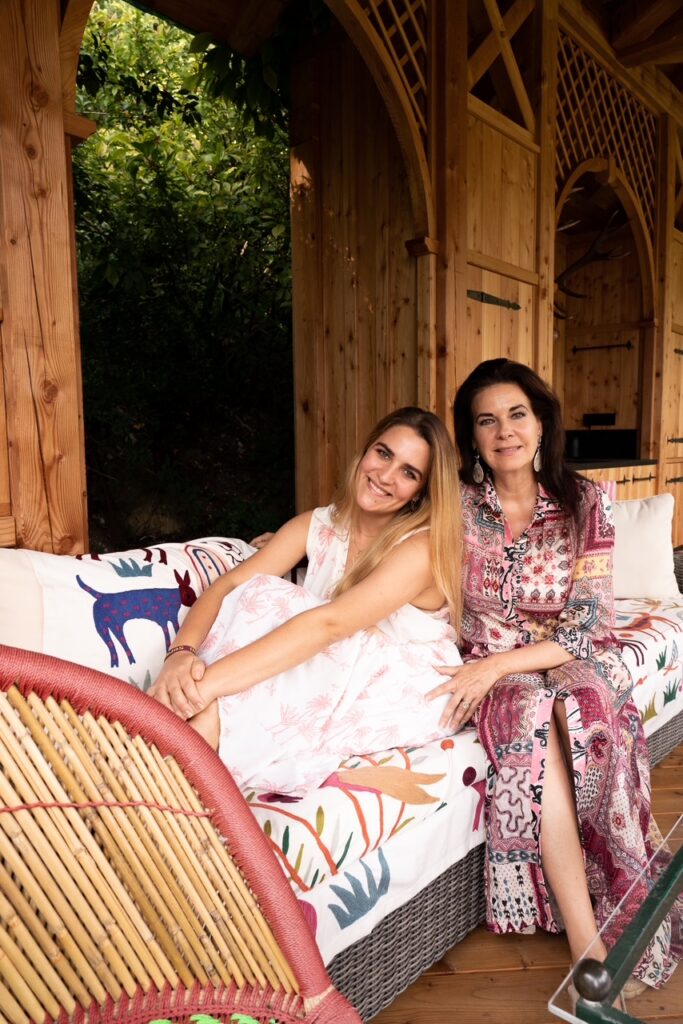 Countess Katrin and Philline Goëss-Enzenberg at Schloss Tratzberg in Tyrol